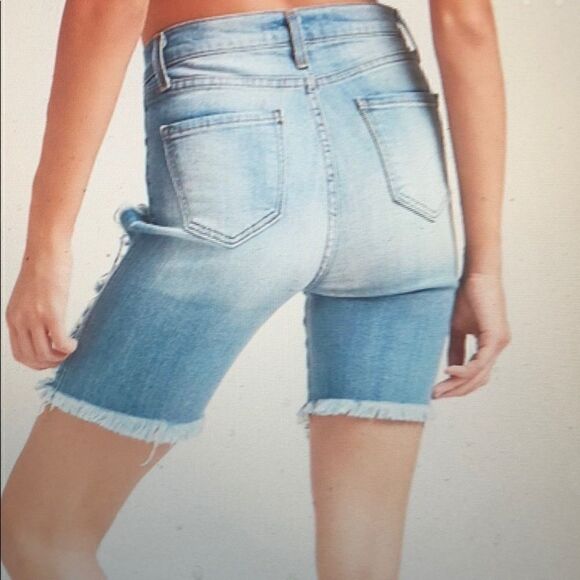 Aphrodite distressed bermuda shorts  - Picture 4 of 10